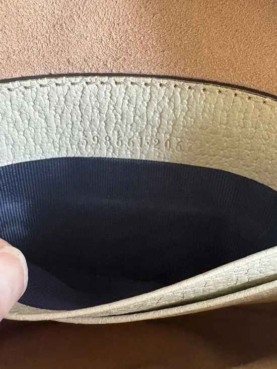 Gucci Textured Calfskin Web Mini Ophidia Round Backpack or Sling Bag - Picture 12 of 16